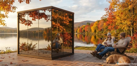 dizájner tükörszauna dizájner tükörszauna