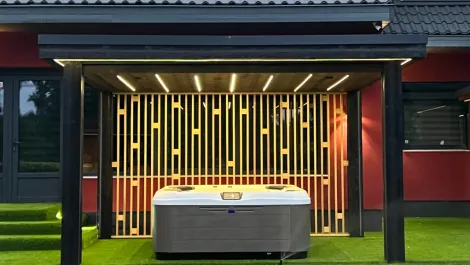 fa pergola, kerti pavilon