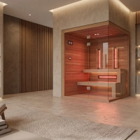 Beltéri infraszauna építés