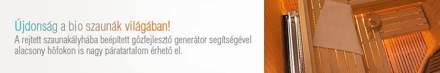 Szaunakályha rejtett kivitelben