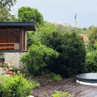 Designer szauna ház