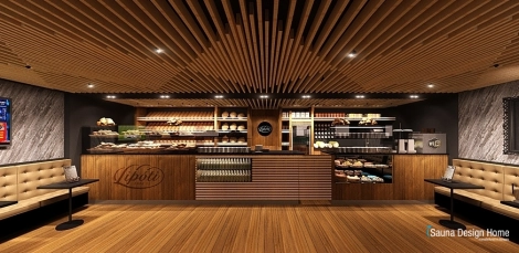 Belsőépítészet - cukrászda, pékség, kávézó