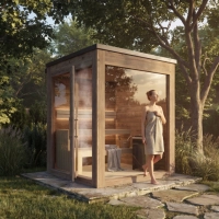 Kültéri finn szauna építés