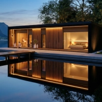 exkluzív szaunaház pihenővel