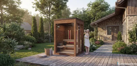 MySauna eco kültéri kombinált szauna MySauna eco kültéri kombinált szauna
